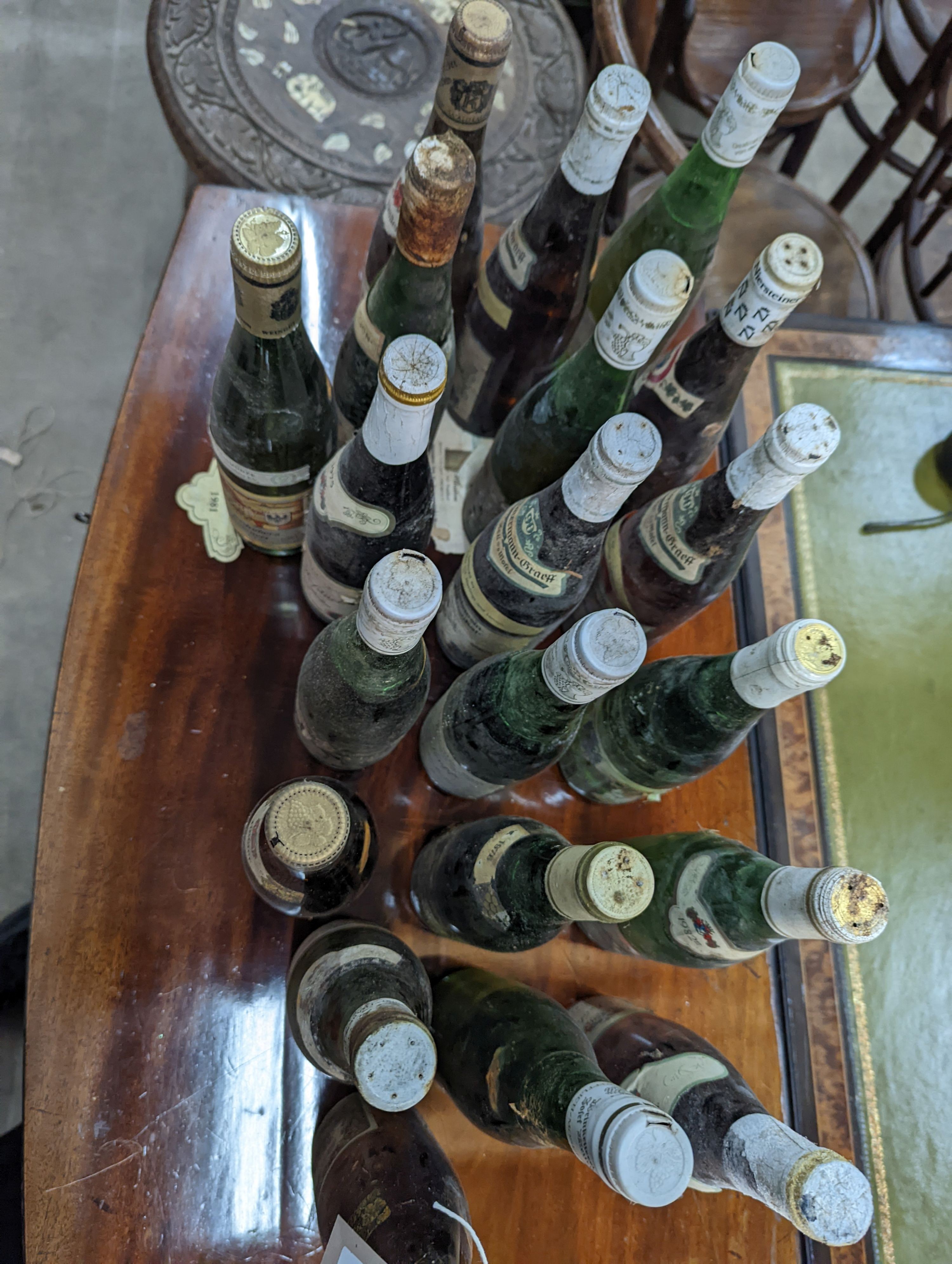 Twenty bottles of assorted German Mosel white wine